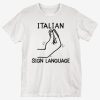 Italian Language T-Shirt ER01