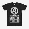 Marvel Avengers Training to Save World T-Shirt ER01