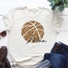 Animal print basketball mom T-Shirt AZ01