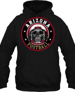 Arizona Football Skull Hoodie EL01