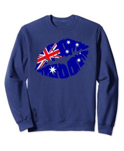 Australia flag Kiss Lips Sweatshirt DV01