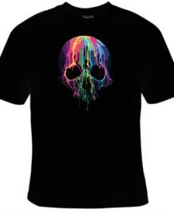 Awesom colorofull Mens Skull T-shirt DV01
