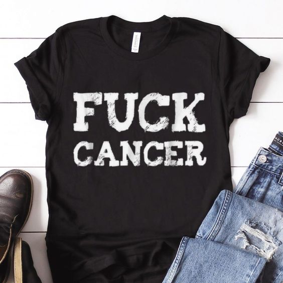 Awesome Fuck Cancer T- shirt ER01