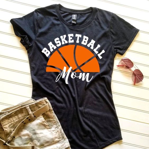 Basketball Mom Custom Ladies T-shirt AV01