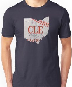 CLE Cleveland Indians Baseball T-Shirt FD01