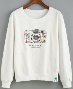 Camera Print Sweatshirt FD30