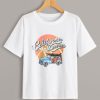 Car & Letter Print Tee shirt FD30