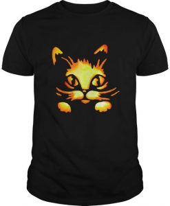 Cat Halloween T Shirt SR