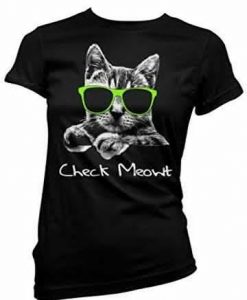 Cat Meow T Shirt SR