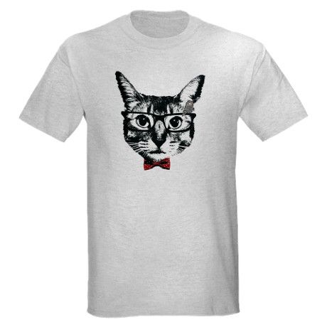 Cat with glasses T Shirt SR30