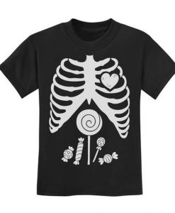 Children Skeleton Candy T-Shirt AV01