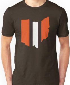 Cleveland Browns Stripe Unisex T-Shirt FD01