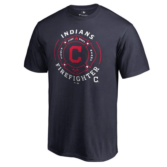 Cleveland Indians Firefighter T-Shirt FD01