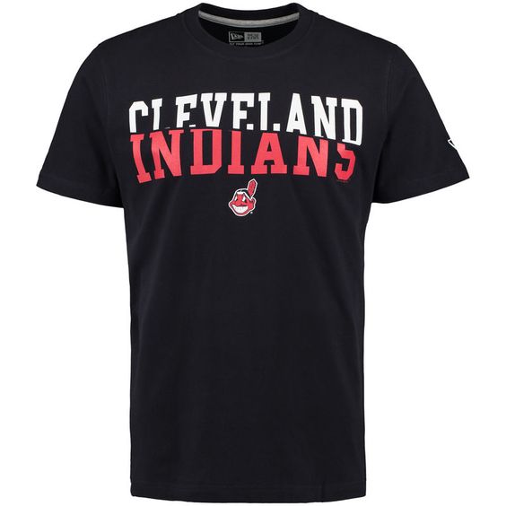 Cleveland Indians New Era Split Graphic T-Shirt FD01