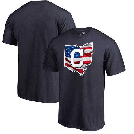 Cleveland Indians Stars & Stripes T-Shirt FD01