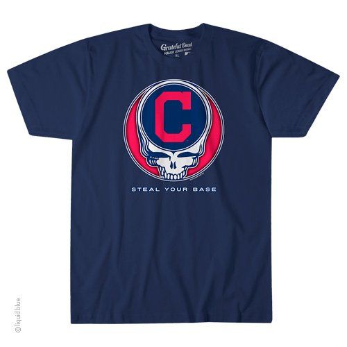 Cleveland Indians Steal Your Base T-shirt FD01