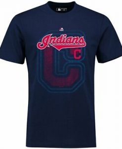 Cleveland Indians navy T-shirt FD01