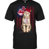 Cleveland indians and Cat tshirt FD01