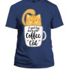 Coffee Mug Cat T Shirt SR
