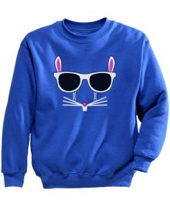 Cool Glasses Rabbit Sweatshirt EL01