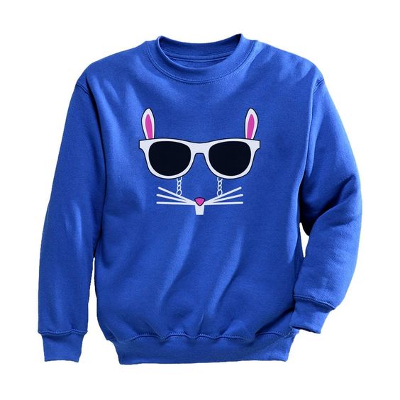 Cool Glasses Rabbit Sweatshirt EL01