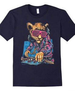 DJ Cat boss T-shirt SR