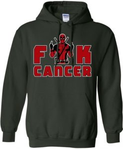 Deadpool Fuck Cancer Hoodie EM28