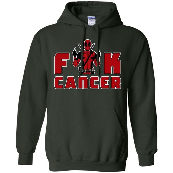 Deadpool Fuck Cancer Hoodie EM28