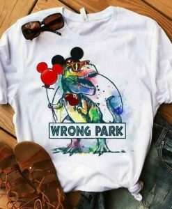 Dinosaur Mickey Wrong Park T-Shirt VL26