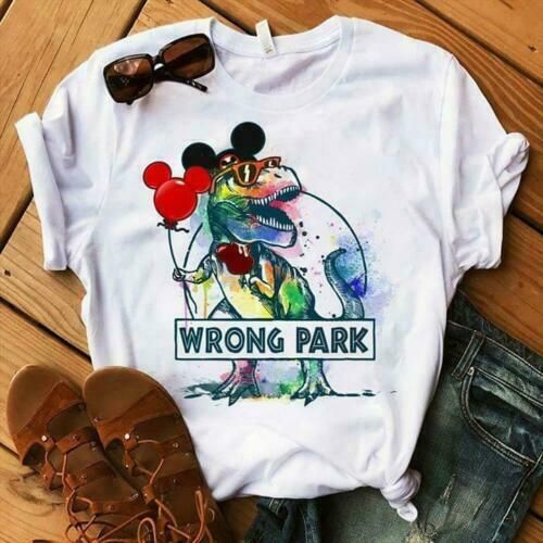 Dinosaur Mickey Wrong Park T-Shirt VL26