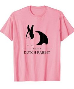 Dutch Rabbit Silhouette T-Shirt EL01