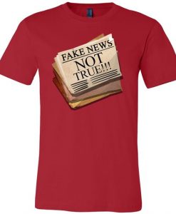 Fake Newspaper Political T-Shirt VL01