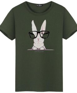 Funny Glasses Rabbit T-Shirt EL01