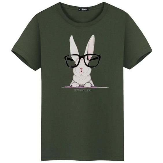 Funny Glasses Rabbit T-Shirt EL01