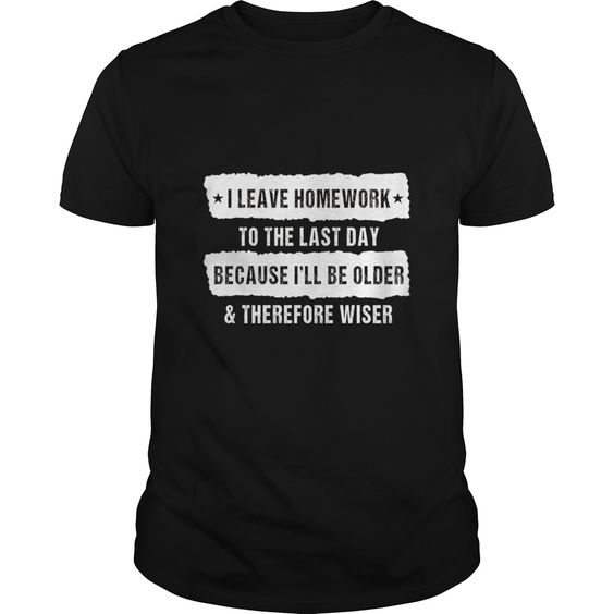 Funny Homework T-shirt FD01