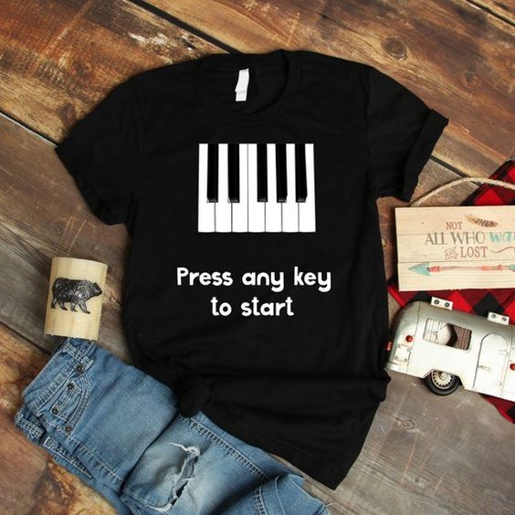 Funny Piano Student T-Shirt AZ01