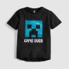 Game Over Minecraft T-Shirt EL01
