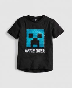 Game Over Minecraft T-Shirt EL01