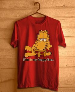 Garfield Happy Face Juvy In Red T-Shirt ER30