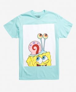 Gary and Spongebob T Shirt SR01