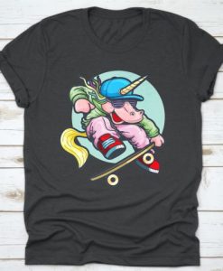 Girl Skateboard T-shirt AI01