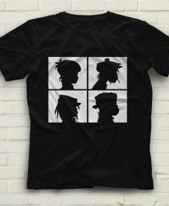 Gorillaz Black Unisex T-Shirt FD30