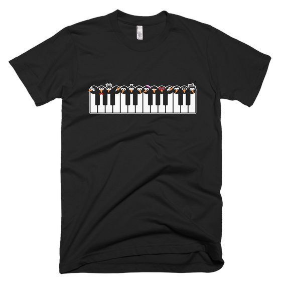 Great for Pianists and Penguin Lovers T-Shirt AZ01