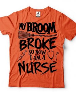 Halloween Broom Nurse T-shirt FD01