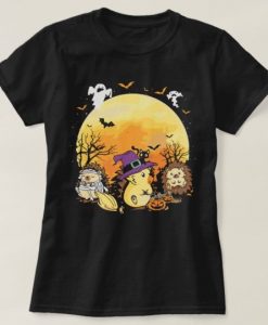 Halloween Hedgehog Zombie T-Shirt EL01