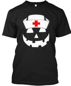 Halloween Pumpkin Nurse Tshirt FD01