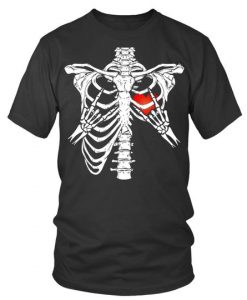 Halloween Skeleton Rocker T-Shirt AV01