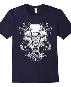 Hatter Joker Skulls Gothic T-Shirt DV01
