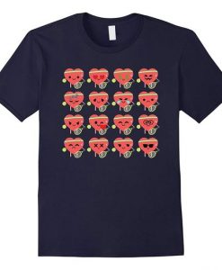 Heart Emoji Many Emotion T-Shirt DV