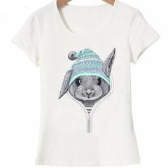 Hiding Bunny Rabbit T-Shirt EL01